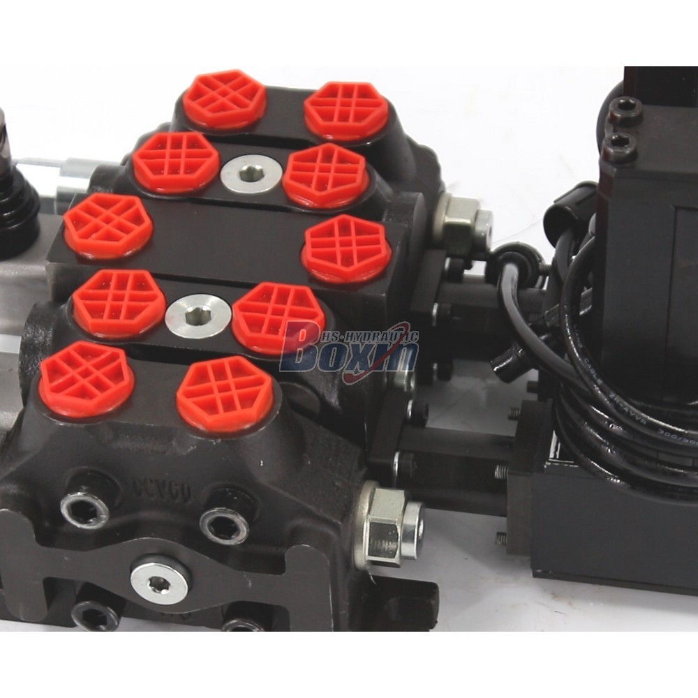 Sectional Directional Valve DCV60 2 Spool Electric Actuated Model detail image